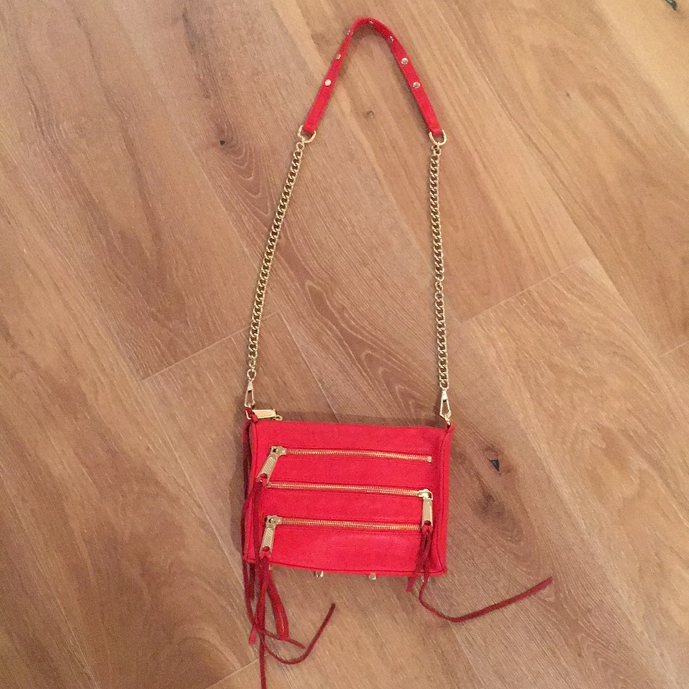 Rebecca Minkoff 3 zip Moto cross body